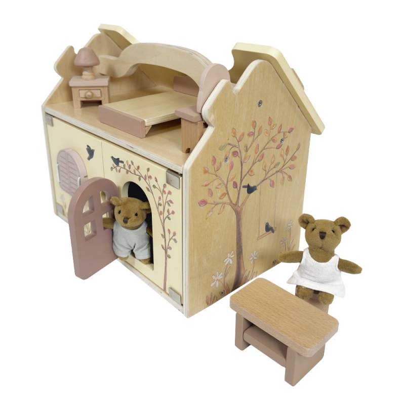 Egmont Toys Дерев'яний ігровий будиночок з ведмедиками 